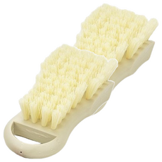 KEYTOSS 詰朵斯 耐磨抗衝擊地板刷 彈力尼龍纖維刷毛 天然植物纖維刷毛, 單色, 2入