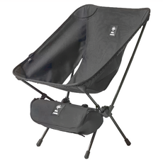 pitz 多掛點輕量月亮椅 Cordura1050D抗撕裂面料 7050航空鋁合金支架, 黑色, 1個