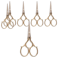 POSH Living 復古懷舊小剪刀, 不鏽鋼材質, 日本設計, 62480, 6支