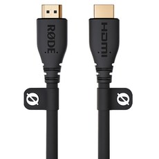 RODE 公司貨 高級HDMI線 1.5m 黑色, 1個, HDMI CABLE