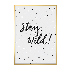 BOLUO GALLERY 菠蘿選畫所 Stay Wild 掛畫, 金色