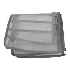 OMORY 網紗衣物分隔收納整理盒9格 尼龍材質 包邊無紡布 獨立分隔 快速找物, 36 x 25 x 20cm, 透明, 1個