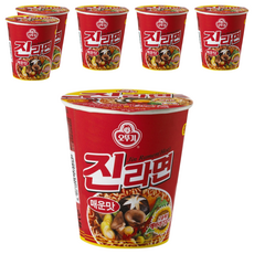 OTTOGI 不倒翁 杯麵 金拉麵 辛辣 65g, 6入