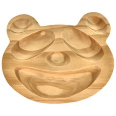 Petits et Mamans 日本木質餐盤 - 熊貓(L) 100%天然木頭, L(121 x 24 x 2cm), 1個