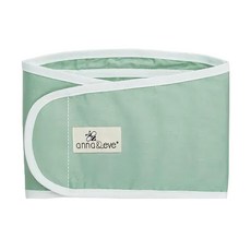 anna & eve 嬰兒舒眠包巾, 靜音魔鬼氈設計, 親膚棉質, 0-6個月適用, 橄欖綠