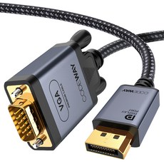 CODEWAY DP 轉 VGA 傳輸線, 1個, 210mm