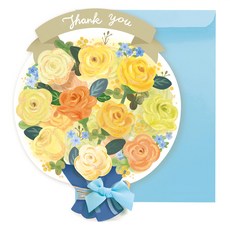 From&To 花束造型多人留言卡片組 FT5002-2, 1組, 花束