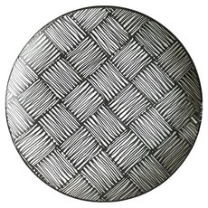 日製 現代輕量市松9皿, 23.7 x 2.5cm, 單一顏色, 1個, 陶瓷