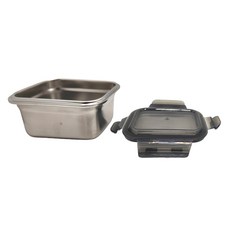 LocknLock 樂扣樂扣 本色不鏽鋼保鮮盒 LST502 219g 500ml, 1個, 1個