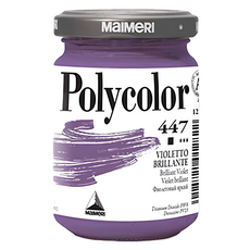MaIMeRI 美利 POLYCOLOR重稠壓克力 MA-1220447 BRILLIANT VIOLET 447 鮮艷紫, 140ml, 1色