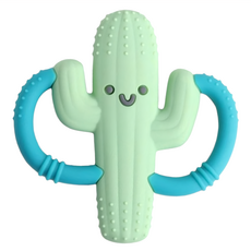 itzy ritzy 手抓固齒器 3個月以上寶寶適用, 單件, 仙人掌, 1個
