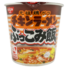 NISSIN 日清 元祖雞汁麵 拉麵口味泡飯 經典重現雞肉拉麵加入米飯的經典味道, 77g, 1入