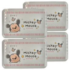 收納王妃 TSUM 濕紙巾盒, 紅線米奇, 4個