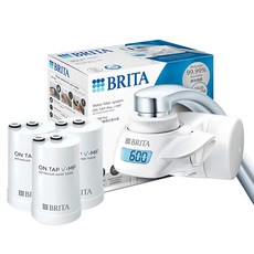 BRITA 台灣公司貨 ON TAP Pro 5重濾菌龍頭式濾水器 附濾芯 x 3, 1組