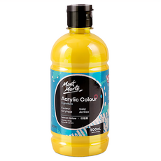 Mont Marte 蒙瑪特 壓克力顏料, 檸檬黃色 500ml, 1色