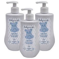 babycoccole 寶貝可可麗 二合一洗髮沐浴露 400ml, 專為新生兒設計, 3瓶