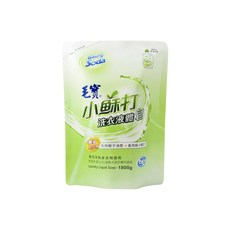 毛寶小蘇打洗衣液體皂補充包 - 天然椰子油皂 + 食用級小蘇打 適用於各種洗衣機 省水又方便 - 1.8kg, 1包