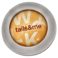 尾巴與我 專屬配件 驅蟲精油掛扣 + 超纖皮革掛帶, 杏黃 + 香茅薄荷, 3ml, 1條