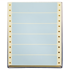 華麗牌 電腦列印標籤 WL-5009B 單排 藍色, 900張, 1盒