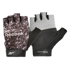 Reebok 銳步 女用速乾健身手套, 數碼灰, 1雙