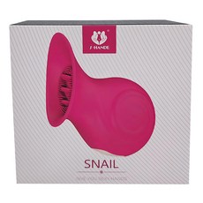 S-HANDE 斯漢德 Snail 蝸牛吸舔器, 玫紅, 1個