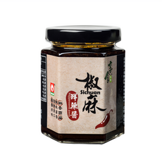 享食思維 椒麻鮮辣醬 干貝鮮甜 麻與辣的完美比例, 180g, 1罐