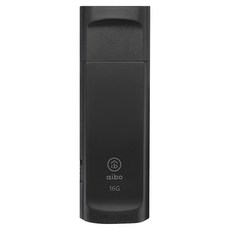 aibo USB錄音隨身碟 140小時錄音儲存 單手操作 專業IC降噪晶片, 16GB, 1個