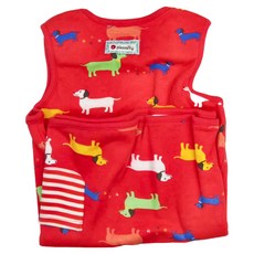 Piccalilly 英國皮卡儷儷 有機棉童裝雙面連衣裙 (臘腸狗) 18-24個月, 1人