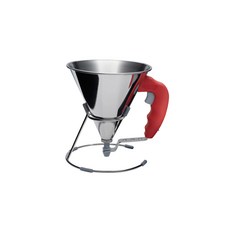 de Buyer 畢耶 KWIK迷你自動漏斗填餡器 紅, 紅色, 1個