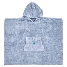 HOLA 和樂家居 兒童款 PALETTE刺繡純棉浴袍