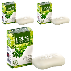 LOLE'S 草本護膚潔顏皂 愛爾蘭三葉草 100g, 3個