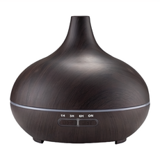 香氛機 550ml 七彩LED燈, 洋蔥-深木紋, 1個, NS_550ML