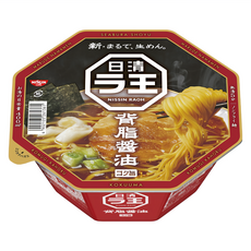 NISSIN 日清 拉王背脂醬油風味碗麵 112g, 1入