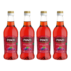 PONTI 紅酒醋, 500ml, 4瓶