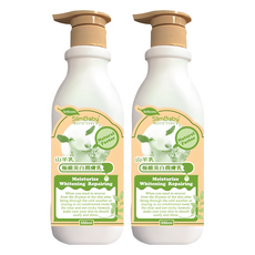 SlimBaby 纖體寶貝 山羊奶極緻嫩白潤膚乳 草本, 550ml, 2瓶