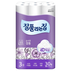 all'swell 三層捲筒衛生紙, 1包, 30捲, 25m