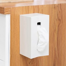 樹懶慢慢 多功能日系簡約壁掛面紙盒, F1 米白色, 1個