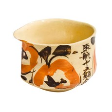 佐和陶瓷 茶碗 柿柿如意 日本製 寬9/高5.5 (cm) 容量260 mL, 1個