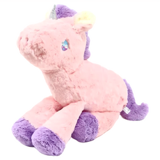 Usamomo 絨毛娃娃 獨角獸, 35cm x 35cm, 聚酯纖維, 粉色, 1個