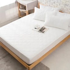 寢城之戀 圓彩防塵防汙舖棉床包式保潔墊 台灣製 防蟎抗菌透氣