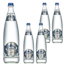 Lajthiza 雷西薩 天然氣泡礦泉水玻璃瓶，pH7.7，低礦物質, 750ml, 5瓶