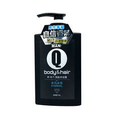 MAN-Q 2合1非凡永恆洗髮沐浴露 600ml, 1瓶