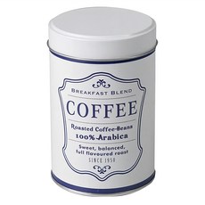 ibili 希臘風咖啡收納罐, 馬口鐵材質, 直徑8.5cm, 1個