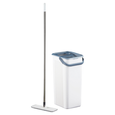 Supamop 好神拖 輕清拖 免手洗乾濕兩用刮水拖把組 顏色隨機, 1組