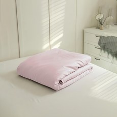 LoveCity 寢城之戀 經典素色吸濕排汗萊賽爾天絲薄被套 台灣製, 粉紫色