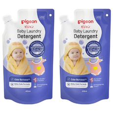 pigeon 貝親 嬰兒洗衣精補充包, 450ml, 2包