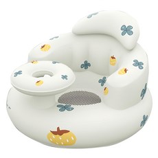 Vanibaby 嬰兒充氣學坐椅 寶寶沙發 碗拖型, 南瓜