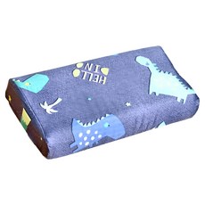 EmBrace 英柏絲 純天絲3D網布兒童工學記憶枕, Dino跳跳