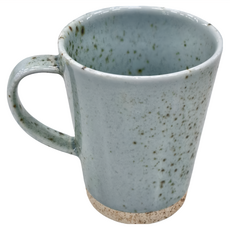 日本美濃燒 斑點馬克杯 陶瓷材質 220ml, 斑點 + 綠色, 1個