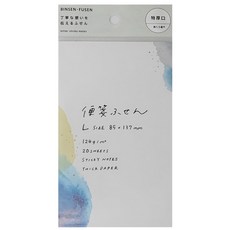 KING JIM HITOTOKI 便利貼 L 特厚口 85 x 137mm 黏貼劑, 暈染, 1本